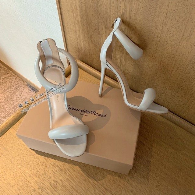 Gianvito Rossi專櫃款一字帶涼鞋 定制羊皮女士拖鞋 dx3602